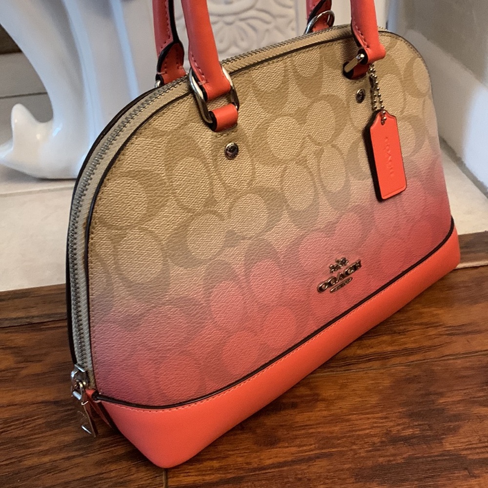 Coach Mini Sierra Satchel in Ombre Signature Canvas - Picture 4 of 13